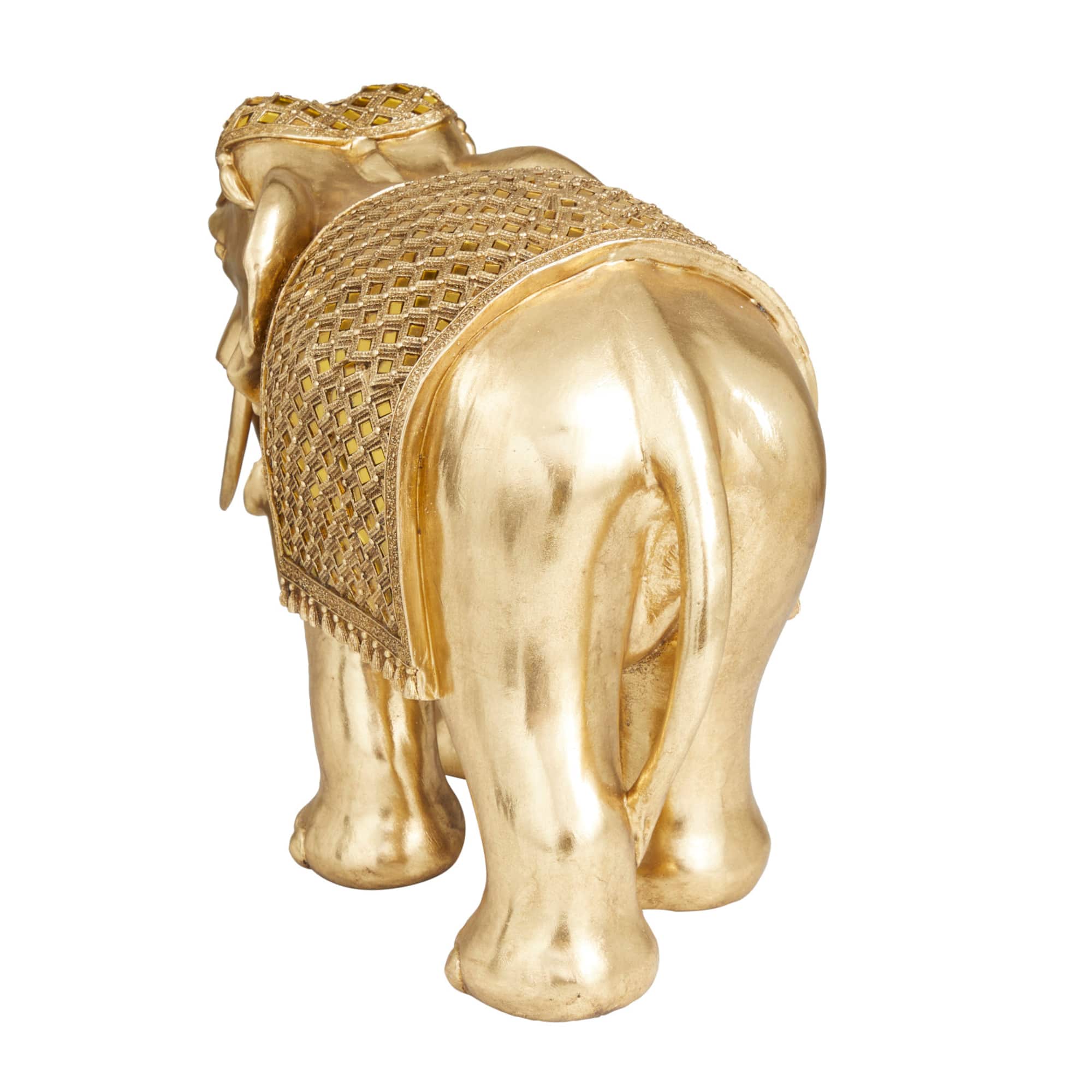 21" Gold Jungle Glam Sculpture